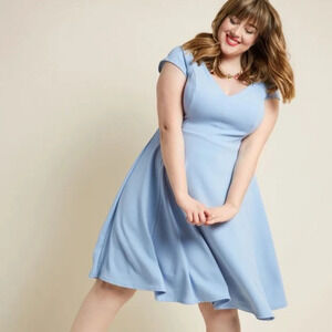 Modcloth "Date Night Done Right" in Sky Blue